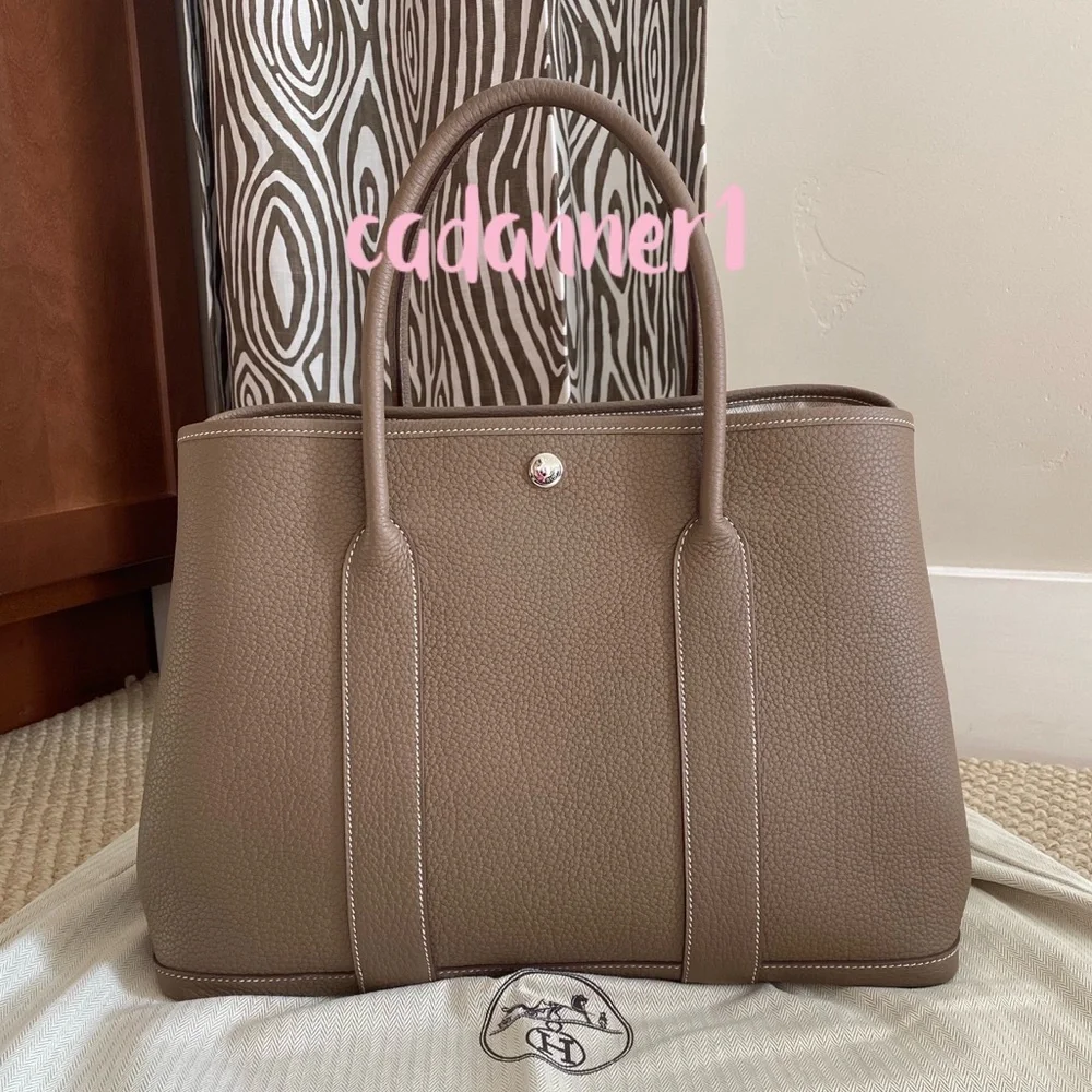 ‼️SOLD‼️💯Authentic Hermes Garden Party 36MM Etoupe - Picture 3 of 15